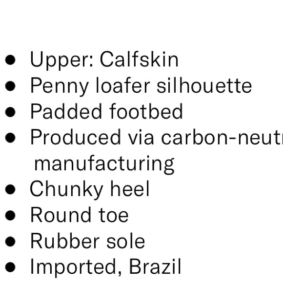 Reformation Agathea Loafer - New no box - Sz. 10 - Picture 9 of 11